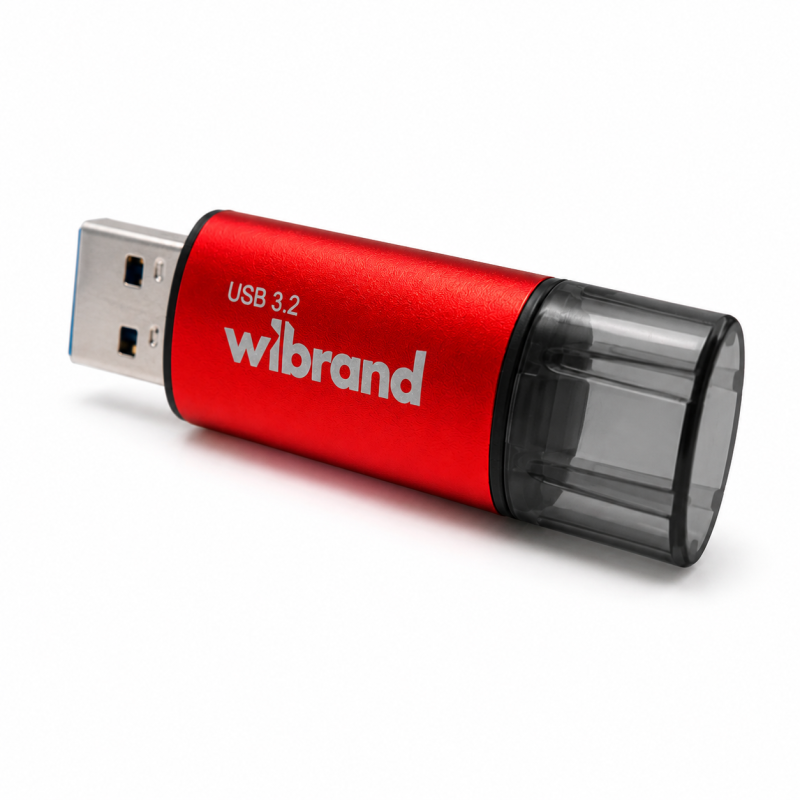 Флеш-накопичувач Wibrand USB 3.2 Gen1 Ladybug 64GB Red