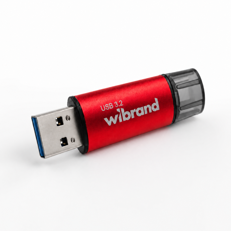 Флеш-накопичувач Wibrand USB 3.2 Gen1 Ladybug 64GB Red