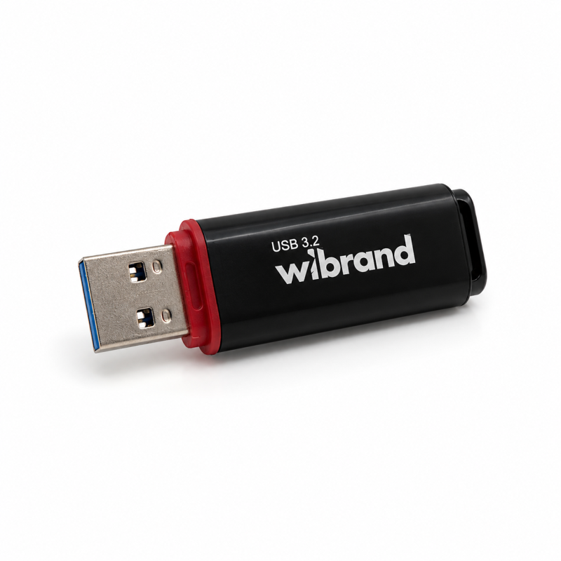 Флеш-накопичувач Wibrand USB 3.2 Gen1 Scarab 64GB Black