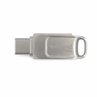 Флеш-накопичувач Wibrand USB 3.2 Gen1 Bee 128GB USB Type-A/USB Type-C Silver