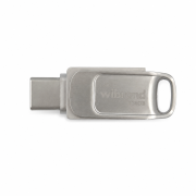Флеш-накопичувач Wibrand USB 3.2 Gen1 Bee 128GB USB Type-A/USB Type-C Silver