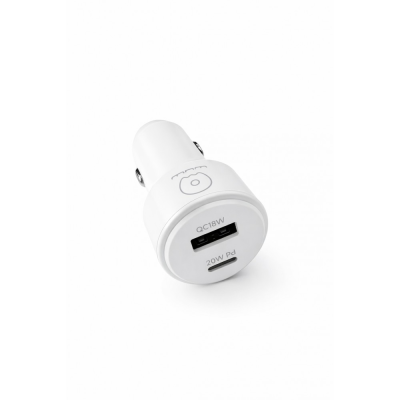 Автомобільний зарядний пристрій WUW-C242 PD20W+ QC18W Black
