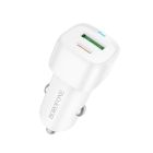 Автомобільний зарядний пристрій BOROFONE BZ34B Cloud PD38W(1C1A) car charger White