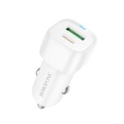 Автомобільний зарядний пристрій BOROFONE BZ34B Cloud PD38W(1C1A) car charger White