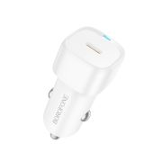 Автомобільний зарядний пристрій BOROFONE BZ34A Cloud single port PD20W car charger White