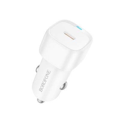 Автомобільний зарядний пристрій BOROFONE BZ34A Cloud single port PD20W car charger White