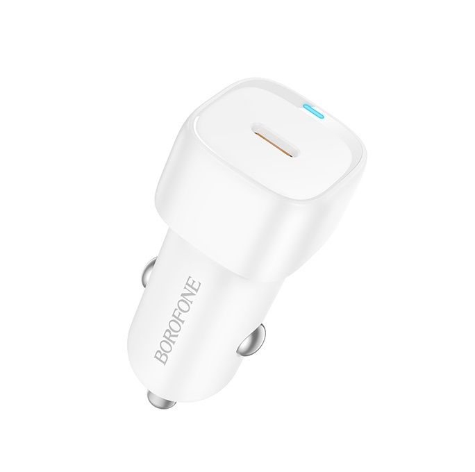 Автомобільний зарядний пристрій BOROFONE BZ34A Cloud single port PD20W car charger White
