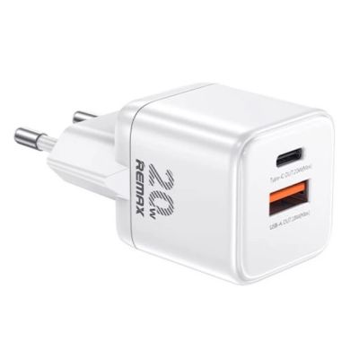 Мережевий зарядний пристрій REMAX Kings 20W A+C Charger  CA-18(AC20W)  EU-white