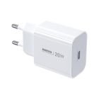 Мережевий зарядний пристрій REMAX Huiying GaN Fast Charging Charger  CA08(C20W) EU-white