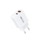 Мережевий зарядний пристрій REMAX Kiddy Series 20W A+C Fast Charger RP-U120 EU-White