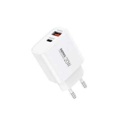 Мережевий зарядний пристрій REMAX Kiddy Series 20W A+C Fast Charger RP-U120 EU-White