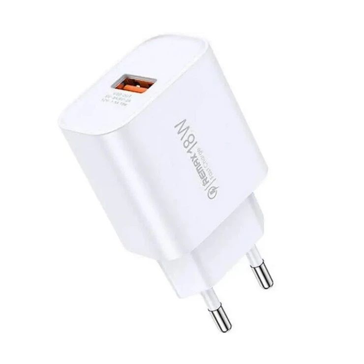 Мережевий зарядний пристрій REMAX Kiddy Series 18W 1U Fast Charge RP-U119 EU-White
