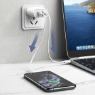 Мережевий зарядний пристрій REMAX Jane Series QC3.0+PD 20W GaN Fast Charger  RP-U37 EU-White