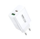 Мережевий зарядний пристрій REMAX Kiddy Series 33W A+C Fast Charger RP-U122 EU-White