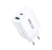 Мережевий зарядний пристрій REMAX Kiddy Series 33W A+C Fast Charger RP-U122 EU-White