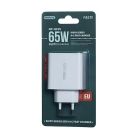 Мережевий зарядний пристрій REMAX Kiddy Series 65W A+C Fast Charger RP-U125 EU-White