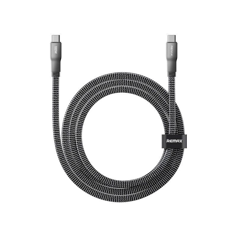 Кабель REMAX Pisces Series  Zinc Alloy Braided Data Cable CB37 1.2M (C-C) 100W