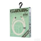 Кабель REMAX Chelectricy Series 65W PD Fast Charging Braided Data Cable  RC-C010 C-C White