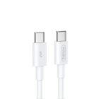 Кабель REMAX Marlik Series 65W PD Fast Charging Data Cable RC-C021 C-C 1M White