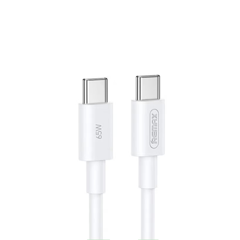 Кабель REMAX Marlik Series 65W PD Fast Charging Data Cable RC-C021 C-C 2M White