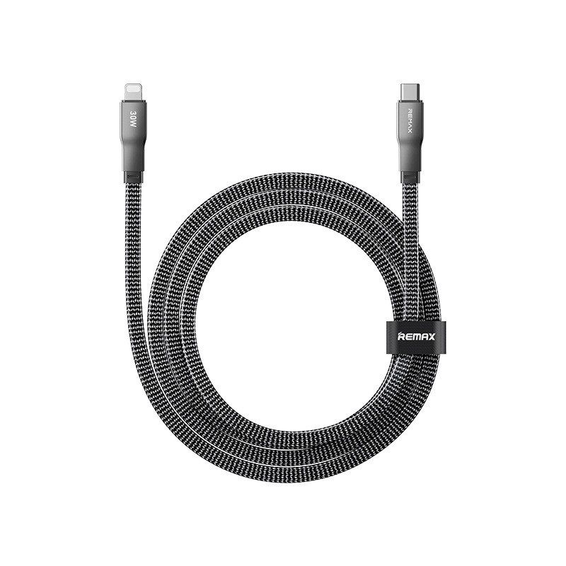 Кабель REMAX Pisces Series  Zinc Alloy Braided Data Cable CB37 1.2M (C-L)-30W