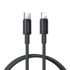 Кабель REMAX  Dofon Series 30W PD Fast Charging  Data Cable 1M RC-C026  (C-L) Black
