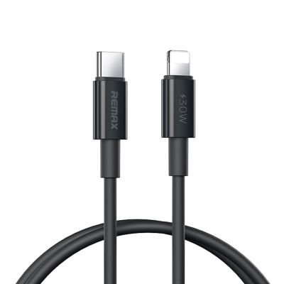 Кабель REMAX  Dofon Series 30W PD Fast Charging  Data Cable 1M RC-C026  (C-L) Black