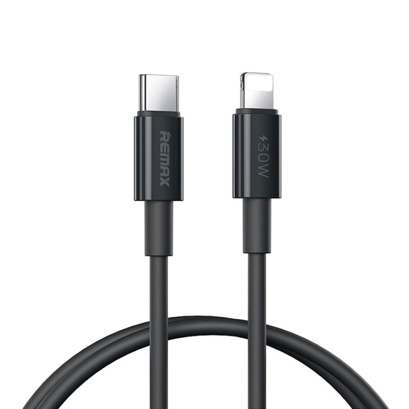 Кабель REMAX  Dofon Series 30W PD Fast Charging  Data Cable 1M RC-C026  (C-L) Black