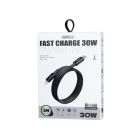 Кабель REMAX  Dofon Series 30W PD Fast Charging  Data Cable 1M RC-C026  (C-L) Black