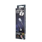 Кабель REMAX Jany Series Aluminum Alloy Braided 2.4A data cable RC-124m/i/a Type-C-Black