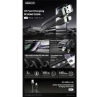 Кабель REMAX Janker Series 3A Braided Fast Charging Data Cable RC-C085 A-L Black
