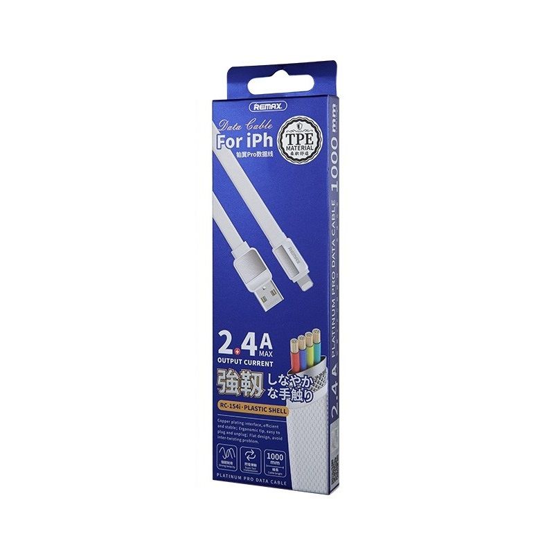 Кабель REMAX  Platinum Pro Series 3A  Data Cable   RC-154i  Lightning-White