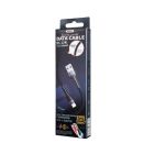 Кабель REMAX Jany Series Aluminum Alloy Braided 2.4A data cable RC-124m/i/a Micro-Black