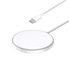 Бездротовий зарядний пристрій REMAX Jinga Series 15W Magnetic Wireless Fast Charger  RP-W58 White