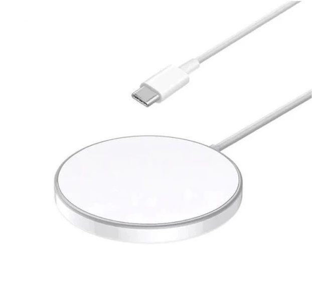Бездротовий зарядний пристрій REMAX Jinga Series 15W Magnetic Wireless Fast Charger  RP-W58 White
