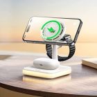 Бездротовий зарядний пристрій REMAX 33W Multifunctional 3-in-1 Wireless Charger with Light RP-W96 White