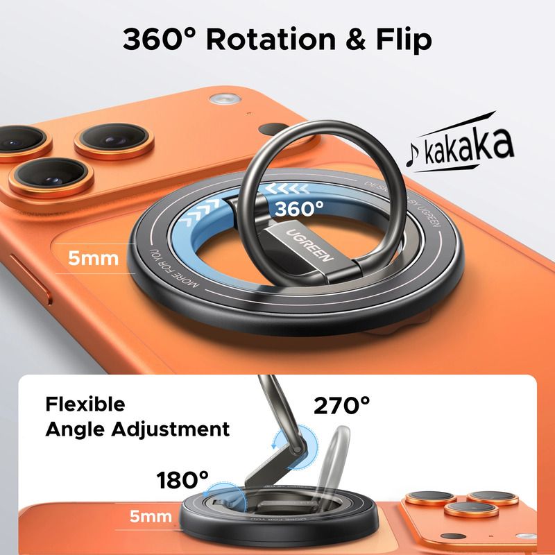Тримач для телефону UGREEN LP945 Magnetic Phone Ring Holder