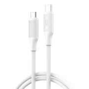 Кабель XO PD Type-C to Type-C NB-Q265B 60W/1m White
