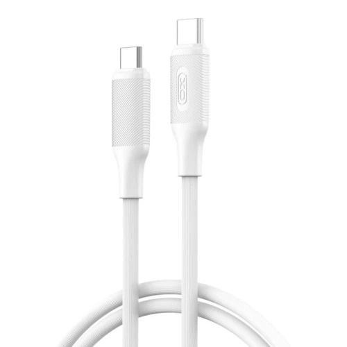 Кабель XO PD Type-C to Type-C NB-Q265B 60W/1m White