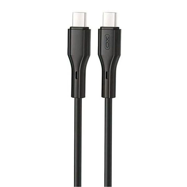 Кабель XO PD Type-C to Type-C NBQ231B 60W 1m Black
