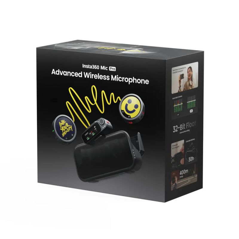 Мікрофонна радіосистема Insta360 Mic Pro (2TX+1RX)