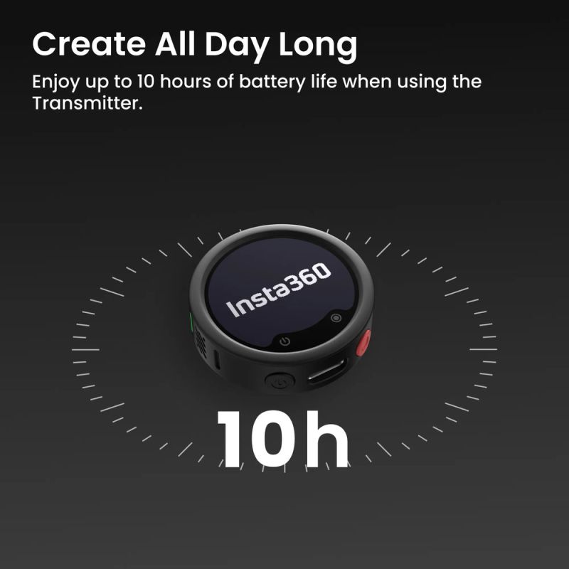 Мікрофонна радіосистема Insta360 Mic Pro (2TX+1RX)