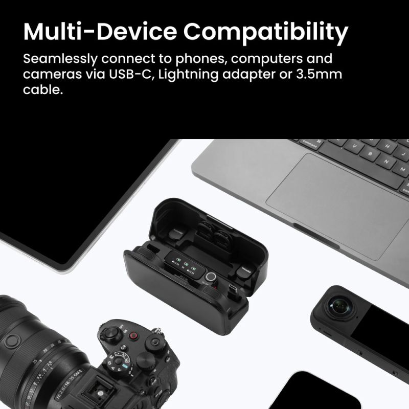 Мікрофонна радіосистема Insta360 Mic Pro (2TX+1RX)