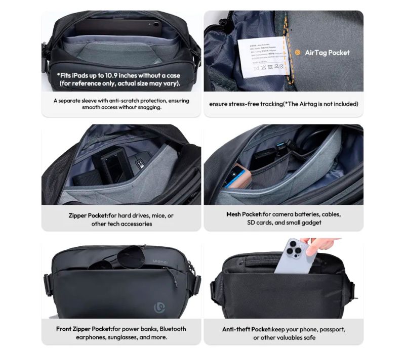 Сумка Ulanzi PB038 Travel Sling Bag V2