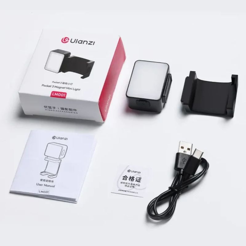 Накамерне світло Ulanzi LM001 Pocket 3 Magnetic Mini Light