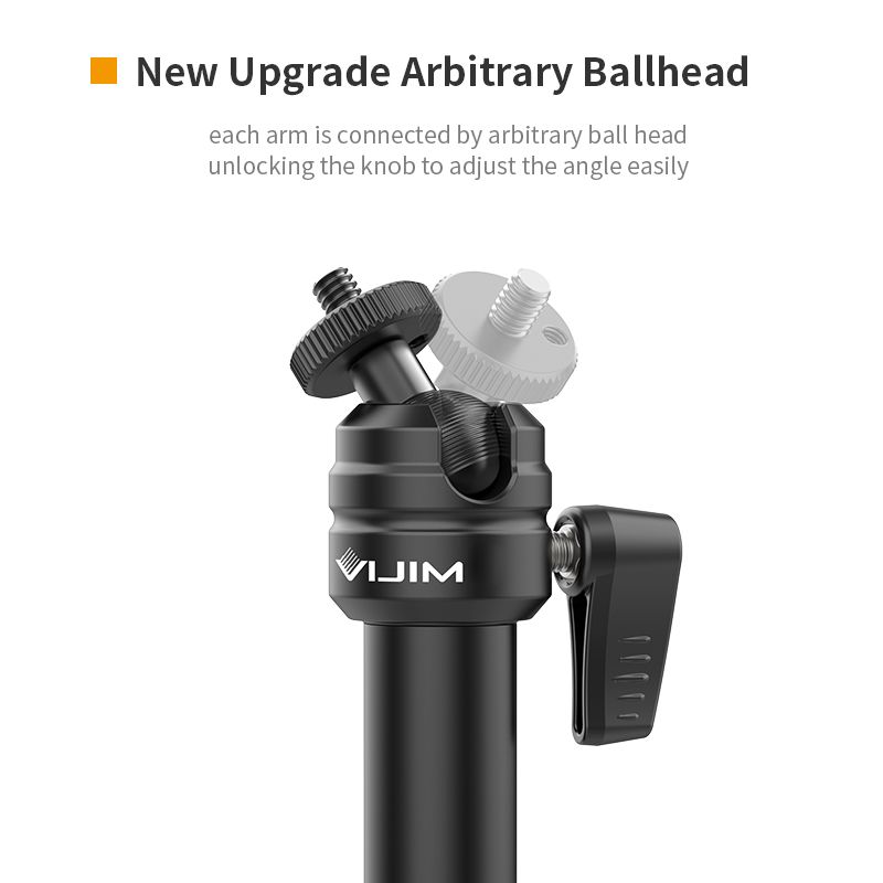Штатив-тримач Ulanzi Vijim Desktop C-CLAMP Flexible Arm/Light Stand(Two- Stages) (UV-2676 LS06)