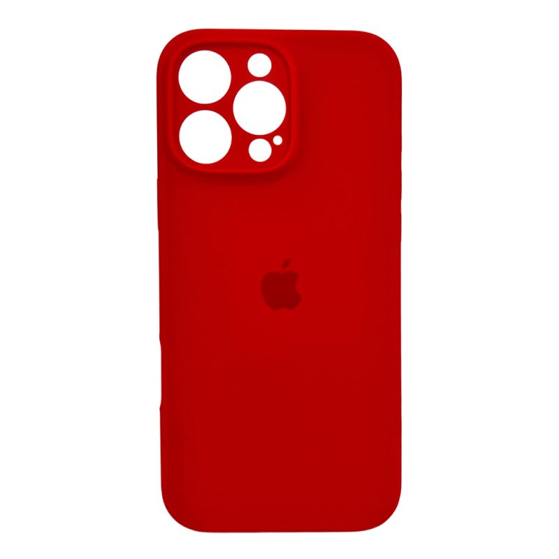 Чохол для смартфона Silicone Full Case AA Camera Protect for Apple iPhone 16 Pro Max 11,Red