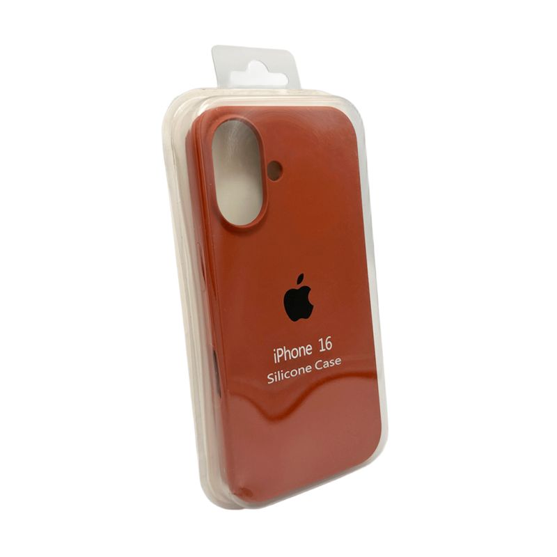 Чохол для смартфона Silicone Full Case AA Open Cam for Apple iPhone 16 42,Saddle Brown