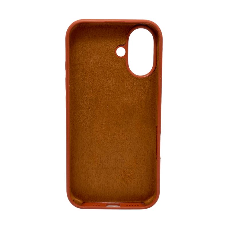 Чохол для смартфона Silicone Full Case AA Open Cam for Apple iPhone 16 42,Saddle Brown