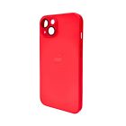 Чохол для смартфона AG Glass Matt Frame Color Logo for Apple iPhone 12 Coke Red